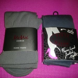 Gray fleece tights S/M size